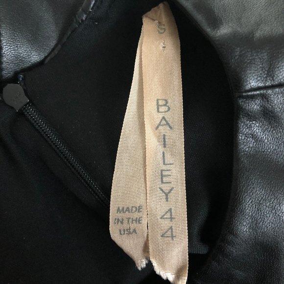 Bailey 44 Carpe Diem Vegan Leather Fit Flare Dress - Picture 4 of 6